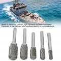 Double Cut File Carbide Burrs Files Set 6mm Shank For Metalwork Wood Carving Jewellery Making Grinding