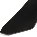 Universal Front Bumper Lip Splitter Diffuser 3 Piece Set Sharp Edge Gloss Black Polypropylene For Cars