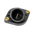 Engine Coolant Thermostat Housing For Chrysler Aspen 2007 2008 2009 Plastic Black With Bleeder Hole And Gasket Replaces 
