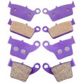 Carbon Fiber Brake Pads Front And Rear Fa185 Fa346 For Honda Cr125r 2002 2007 Cr250r Crf250r 2004 2015 Crf250x Crf450r Crf450x