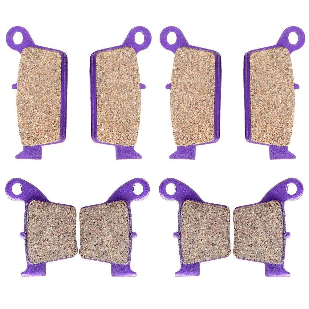 Carbon Fiber Brake Pads Front And Rear Fa185 Fa346 For Honda Cr125r 2002 2007 Cr250r Crf250r 2004 2015 Crf250x Crf450r Crf450x
