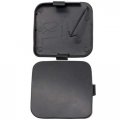 Secosautoparts 2pcs Front Bumper Tow Hook Cover Caps Black Compatible With 2009-2012 Toyota Rav4 Left Right