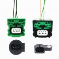 Set Of 2pcs Oem Connector Harness Plug Replacement For Nissan Infiniti Camshaft Position Crankshaft Sensor