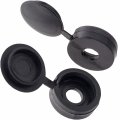 50 Piece Plastic Hinged Screw Cover Caps Black Polypropylene Flip Top Washer Protectors For M3 M4 M5 Screws Durable Snap Covers 