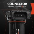 A-premium Mass Air Flow Sensor Meter 4-pins Compatible With Mitsubishi Asx Eclipse Endeavor Galant Lancer Outlander Rvr Replace