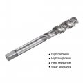 Uxcell Spiral Flute Threading Tap 5 16-18 Unc Hss High Speed Steel Uncoated Machine Thread Screw 3 Flutes Tapping Tool H2