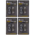 Niche Rear Brake Pad Set For Harley-davidson 83911-09b Organic 4 Pack