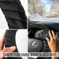 Zento Heated Steering Wheel Cover A Upgraded Auto Hand Warmer For Winter Comfortable Premium Quality Universal Fit 11-12 Inches