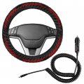 Zento Heated Steering Wheel Cover A Upgraded Auto Hand Warmer For Winter Comfortable Premium Quality Universal Fit 11-12 Inches 