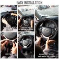 Zento Heated Steering Wheel Cover A Upgraded Auto Hand Warmer For Winter Comfortable Premium Quality Universal Fit 11-12 Inches