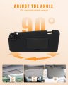 Ocpty Sun Visor Fit For 2009 2010 2011 2012 2013 2014 2015 2016 2017 2018 2019 2020 Nissan 370z With Sunroof Black Left Driver