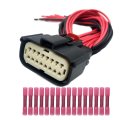 16-pin Headlights Connector Pigtail For 2019-2024 Ram 1500 Plug Harness 68316082ah 68316082ag 