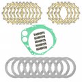 Caltric Clutch Friction Steel Plates Gasket Kit Compatible With Suzuki Gsx-r1000 Gsxr1000 2001 2002 2003 2004
