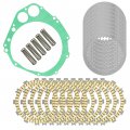 Caltric Clutch Friction Steel Plates Gasket Kit Compatible With Suzuki Gsx-r1000 Gsxr1000 2001 2002 2003 2004