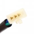 Uxcell 2pcs 3 Pins Motorcycle Headlight Wires Harness Connector Sockets For Dy100