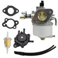 Carburetor Kit For Ezgo 295cc Robin Engine Golf Cart Gas Club Car 4 Cycle Hyq498 Golden Chrome Finish 
