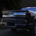 Auto Dynasty Dual Red Led C-tube Tail Light Brake Lamps Compatible With Ford F150 94-14 Driver And Passenger Side Black Housing