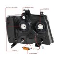 Auto Dynasty Led Drl Signal Chrome Housing Clear Corner Headlight Lamps Tool Kit Replacement For Chevy Avalanche Tahoe Suburban