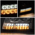 Auto Dynasty Led Drl Signal Chrome Housing Clear Corner Headlight Lamps Tool Kit Replacement For Chevy Avalanche Tahoe Suburban