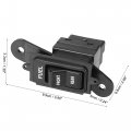 X Autohaux Car Front Rear Fuel Tank Selector Switch Release Control For Ford F-250 1992-1997 F2tz-9a050-a 901301