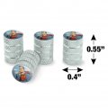 Superman Thinking Tire Rim Wheel Aluminum Valve Stem Caps