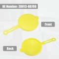 X Autohaux 28913-8b700 Yellow Windshield Wiper Washer Fluid Reservoir Tank Bottle Cap Cover For Nissan Frontier