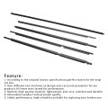 5pcs Door Belt Molding Weatherstrips For Toyota 4runner 2003-2009 A 68161-35060 68162-35060 68163-35030 68164-35030