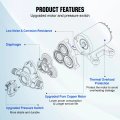 Eco-worthy Rv Fresh Water Pump 12v Dc 3 5gpm 45psi Upgraded Pressure Switch 12volt Self Priming Diaphragm On Demand For Yacht