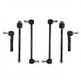 Partsw Front Suspension Stabilizer Sway Bar Links Inner Outer Tie Rod Ends Passenger Driver Side 6 Pc Fits Chevrolet Malibu 