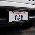 Yellowstone Tv Show Dutton Ranch License Plate Tag Frame