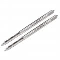 Uxcell Machine Tap 4-40unc 2b Class High Speed Steel Screw Thread Threading Milling Taps Tapping Tool 2pcs