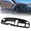 G-plus Dash Board Bezel Cover Instrument W Vents Compatible With Dodge Ram 1500 1998 1999 2000 2001 2500 3500 2002 Black