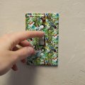 Animal Tree Of Life Monkey Koala Toucan Pattern Plastic Wall Decor Toggle Light Switch Plate Cover