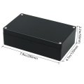 Waterproof Junction Box Ip65 Dustproof Abs Plastic Electrical Enclosure 7 9 In X 4 2 Black Pack Of Model F102