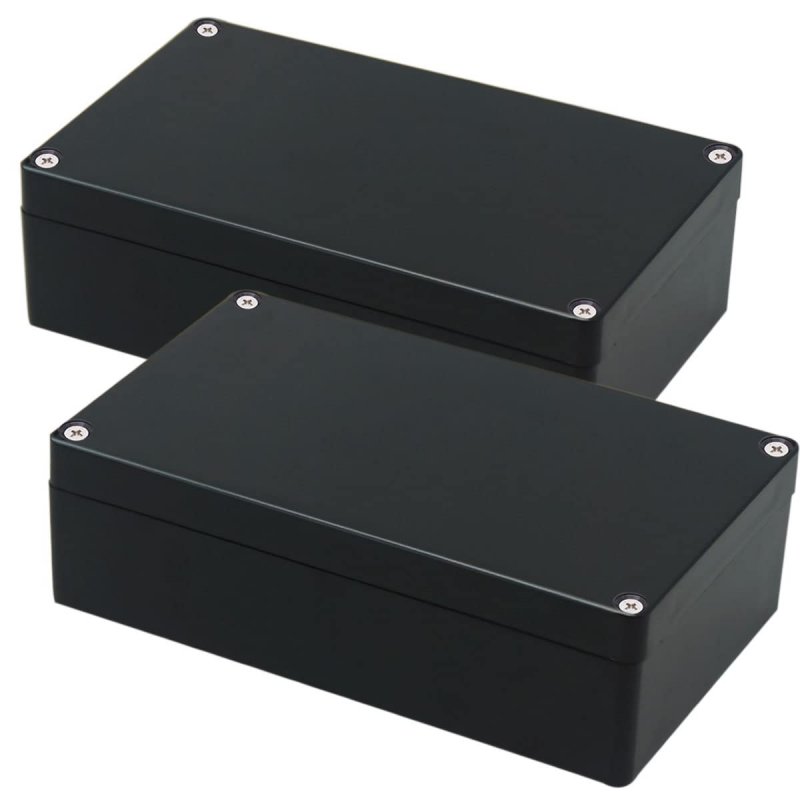 Waterproof Junction Box Ip65 Dustproof Abs Plastic Electrical Enclosure 7 9 In X 4 2 Black Pack Of Model F102