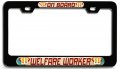Welfare Worker On Board Career Bl 3d Metal License Plate Frame Auto Suv Truck Tag Holder M82 