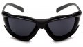 Pyramex Safety Sb9323st Proximity Black Dark Gray H2x Anti-fog One Size 