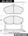 Centric 301 06170 Brake Pad Ceramic 