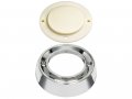 Auto Krafters Compatible Replacement For Interior Dome Lamp Lens Bezel Kit 1963-64 Galaxie 500 2- Or 4-door Hardtop Courtesy 