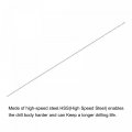 Uxcell 5 Pcs 0 5mm Mini Micro Twist Drill Bits High-speed Steel Straight Shank Extra Long Bit 80mm For Aluminum Alloy