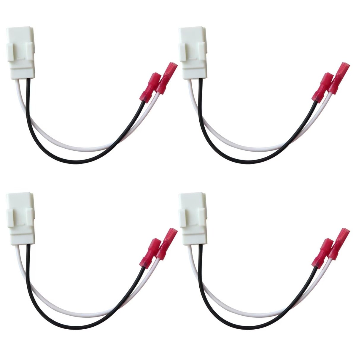 4pcs Front Rear Door Speaker Wire Harness Connector Plug Replacement For 2014-2020 Cherokee