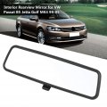 Qiilu Interior Rearview Mirror Car Inner For Passat B5 Jetta Mk4 1999-2005 3b0857511g Black
