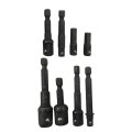 8pcs 1 4 3 2 Cr-v Impact Socket Adapter Sizes Pieces Of Inch Drives 8 Compatible With Power Drills And Screwdriver Handle Tools