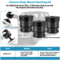 Silicone Body Mount Kit For Ford F-250 F-350 Regular Extended Cab 2008-2016 Bushings Improve Bumpy Ride Durable Components