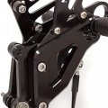 Fxcnc Cnc Billet Motorcycle Rearset Foot Pegs Rear Setrests Fully Adjustable Foot Boards Compatible With S1000rr 2015 2016 2017