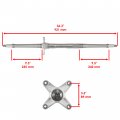 Caltric Rear Wheel Hub And Axle Compatible With Suzuki Lt-z400 Quadsport Z400 2003 2004 2005 2006 2007 2008