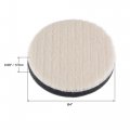4 Wool Felt Sponge Polishing Pad Hook And Loop Buffing Wheel Coarse For Orbital Polisher Buffer Pcs