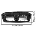 Front Bumper Upper Lower Grille Assembly Sport Grill Gloss Black Replacement For Forester 2022 2023 2024