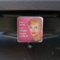 I M Here Awake Don T Push It Funny Humor Tow Trailer Hitch Cover Plug Insert