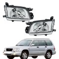 Headlight Assembly Replacement For Forester 2001-2002 Headlights Halogen Set Driver And Passenger Side 